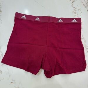 Adidas womens Maroon Boxer Briefs